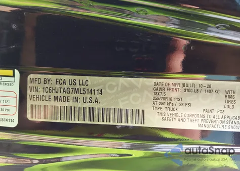 2021 Jeep Gladiator 80Th Anniversary 4X4 from USA, damaged, VIN 1C6HJTAG7ML514114